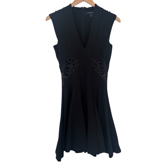 FRENCH CONNECTION Marie Embroidered Cut-Out Dress, size 6 - Picture 9 of 10